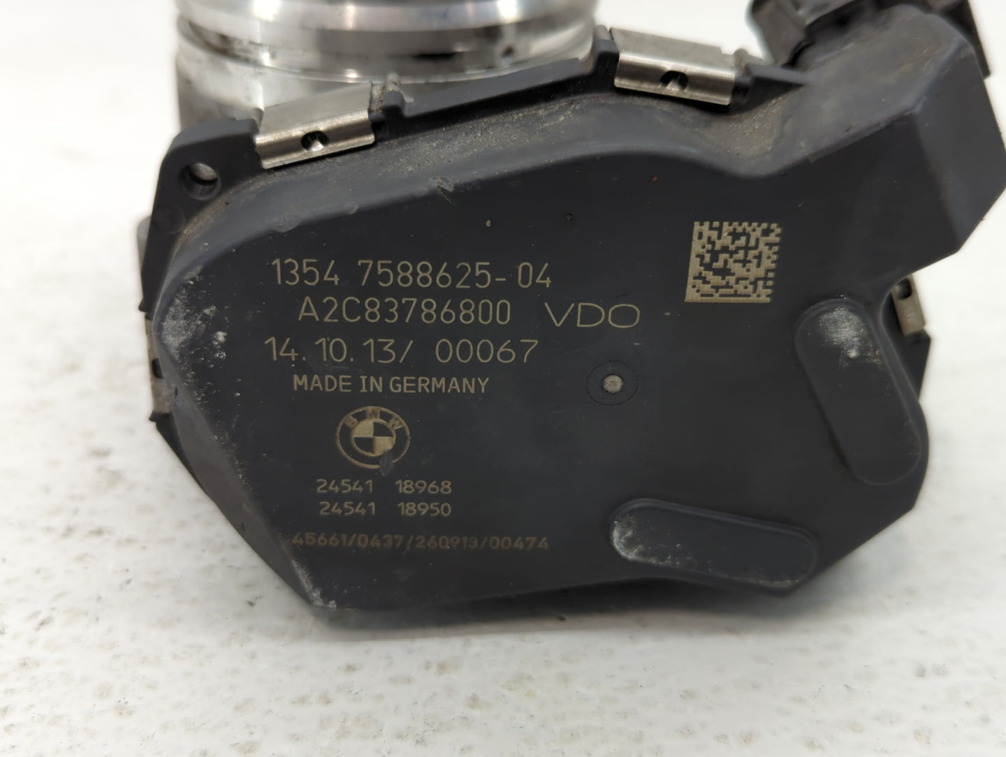 2012-2016 Bmw 328i Throttle Body P/N:1354 7588625-04 1354 7588625-03 Fits Fits 2012 2013 2014 2015 2016 2017 2018 OEM Used A