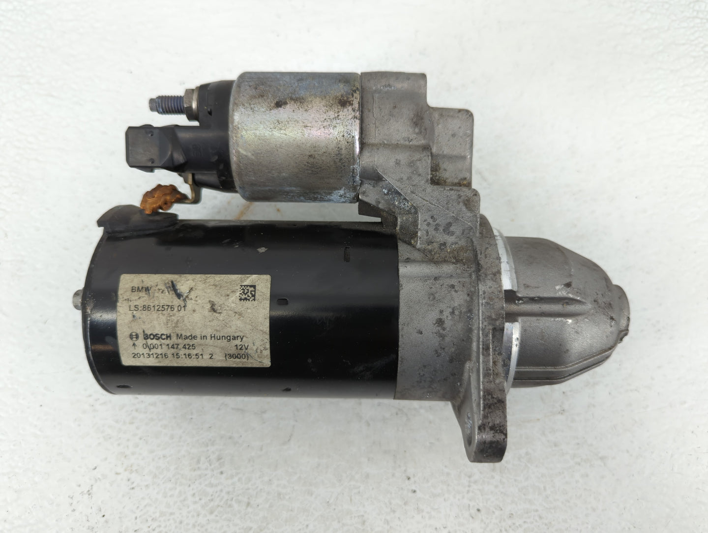 2013-2016 Bmw 328i Car Starter Motor Solenoid OEM P/N:8612576 01 Fits Fits 2012 2013 2014 2015 2016 2017 2018 OEM Used Auto 