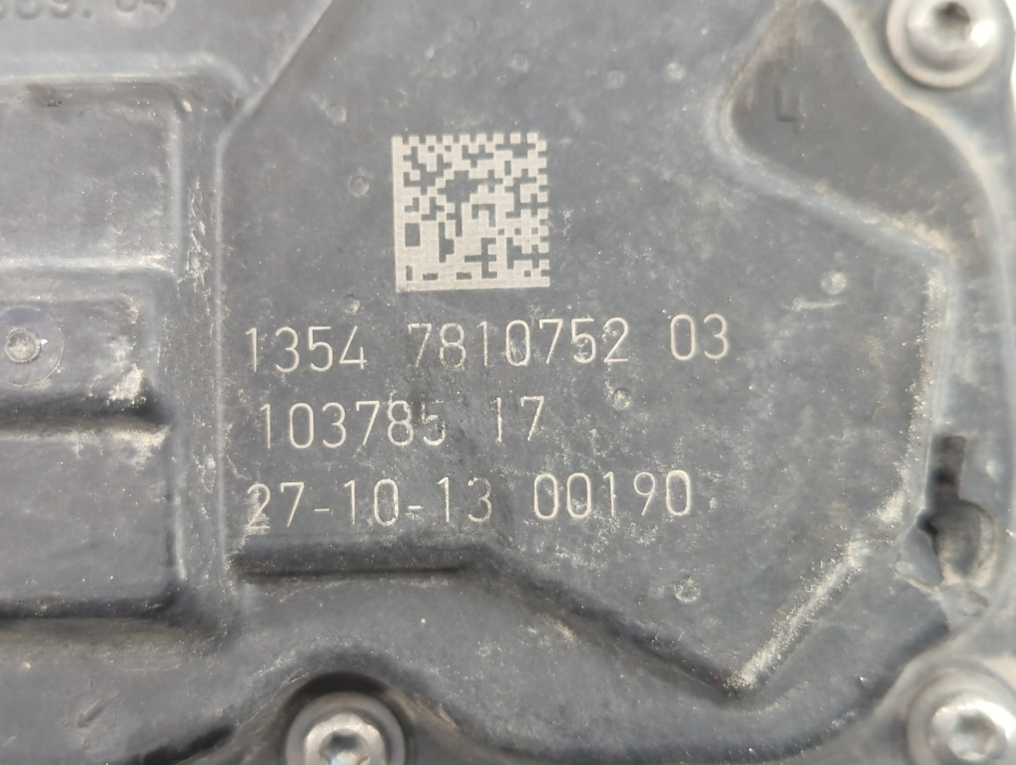 2014 Bmw 328i Throttle Body P/N:1354 7810752 03 Fits Fits 2015 2016 2017 2018 OEM Used Auto Parts - Oemusedautoparts1.com