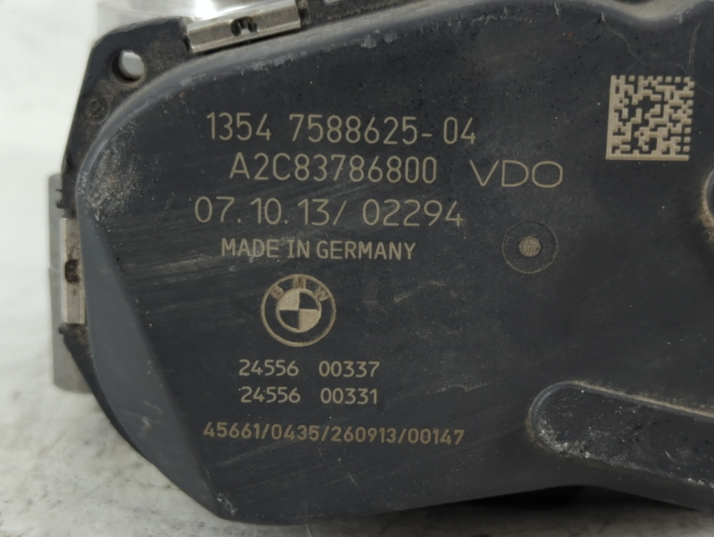 2012-2016 Bmw 328i Throttle Body P/N:1354 7588625-04 Fits Fits 2012 2013 2014 2015 2016 2017 2018 OEM Used Auto Parts - Oemu