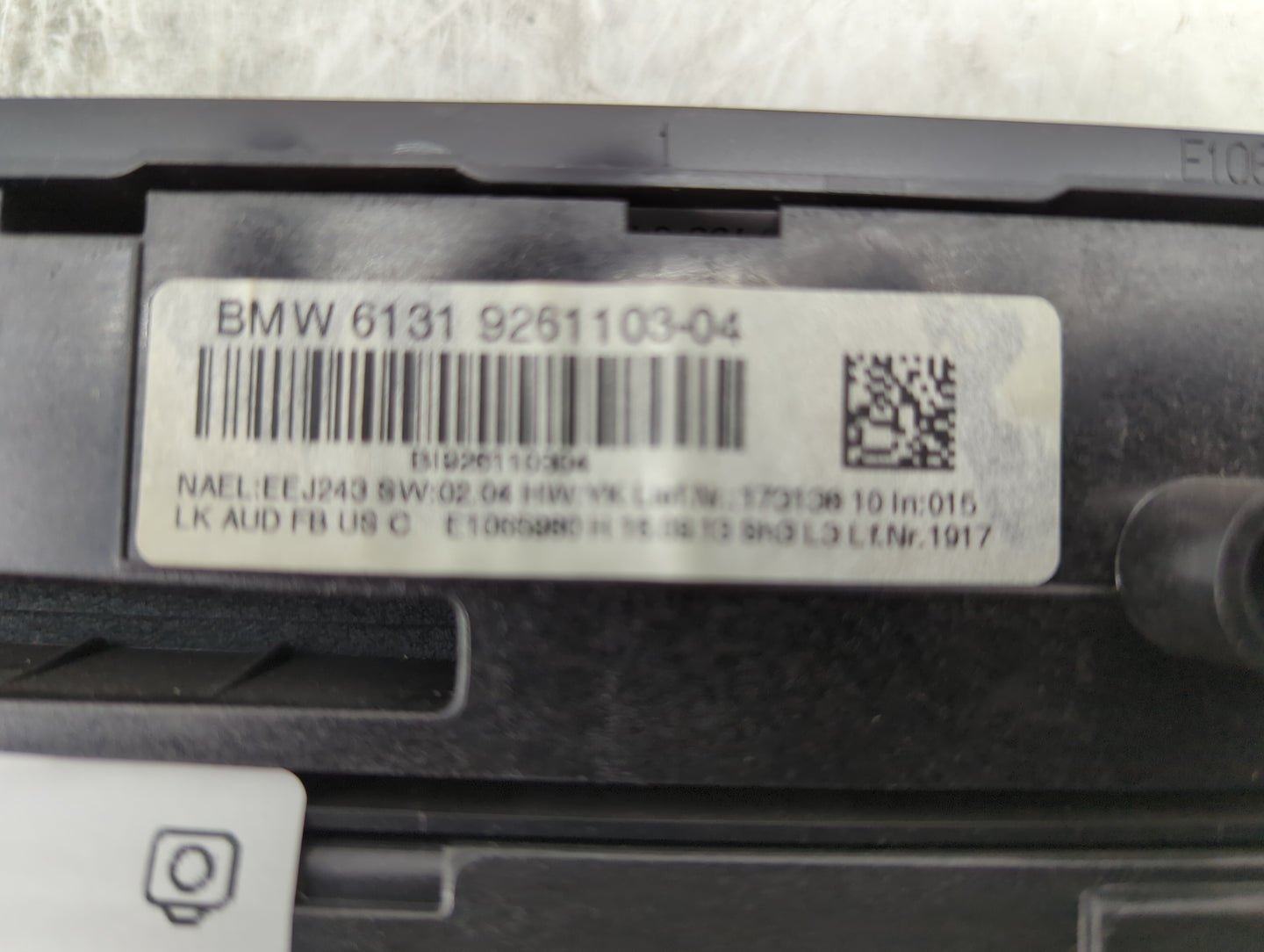 2014 Bmw 335 Climate Control Module Temperature AC/Heater Replacement P/N:61319261103 9261103-04 Fits OEM Used Auto Parts - 