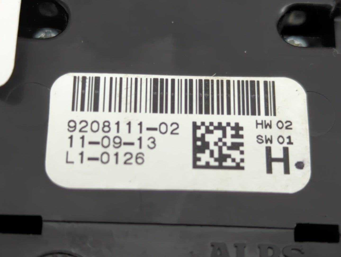2012-2015 Bmw 335i Master Power Window Switch Replacement Driver Side Left P/N:9208111-02 Fits OEM Used Auto Parts - Oemused