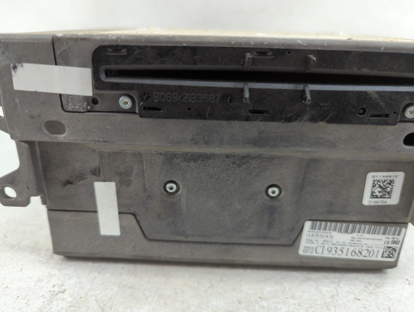 2014-2015 Bmw 335i Radio AM FM Cd Player Receiver Replacement P/N:935168201 Fits Fits 2014 2015 2016 2017 2019 OEM Used Auto