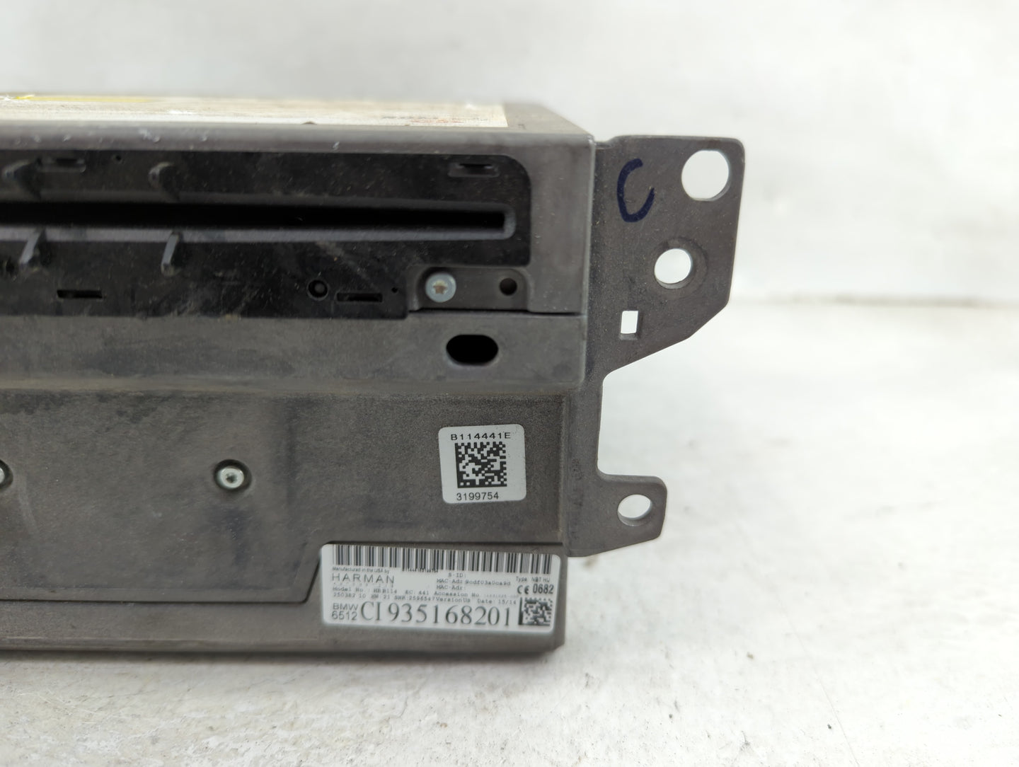 2014-2015 Bmw 335i Radio AM FM Cd Player Receiver Replacement P/N:935168201 Fits Fits 2014 2015 2016 2017 2019 OEM Used Auto
