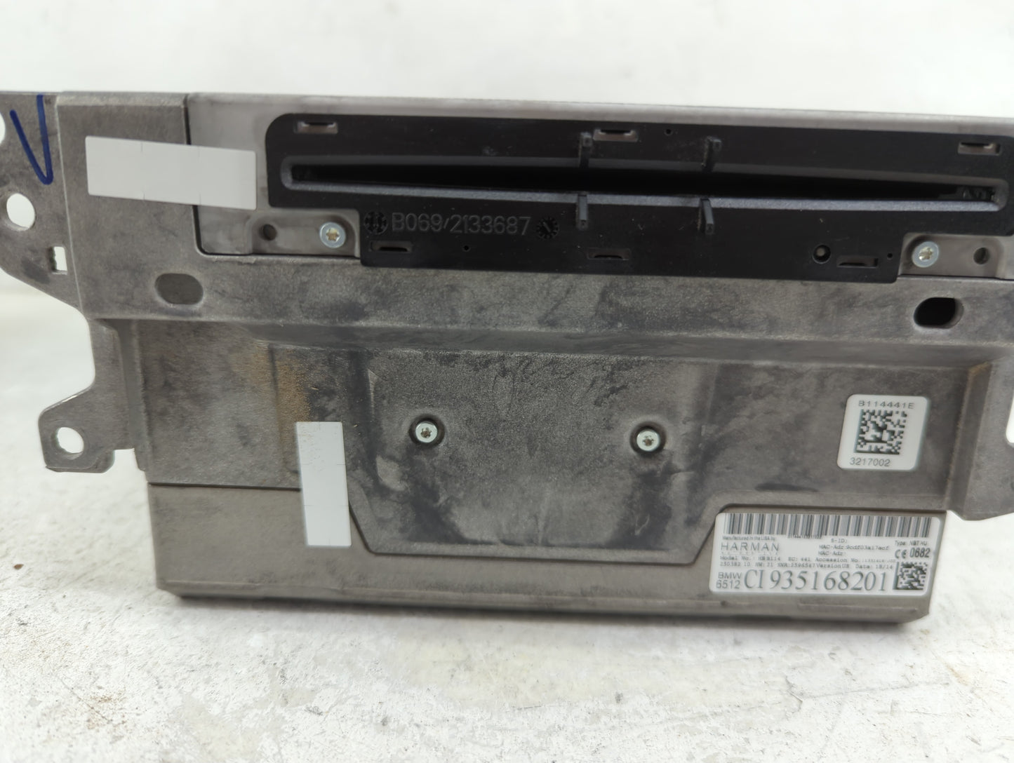 2014 Bmw 428i Radio AM FM Cd Player Receiver Replacement P/N:HBB114 CI935168201, 9354683 Fits OEM Used Auto Parts - Oemuseda