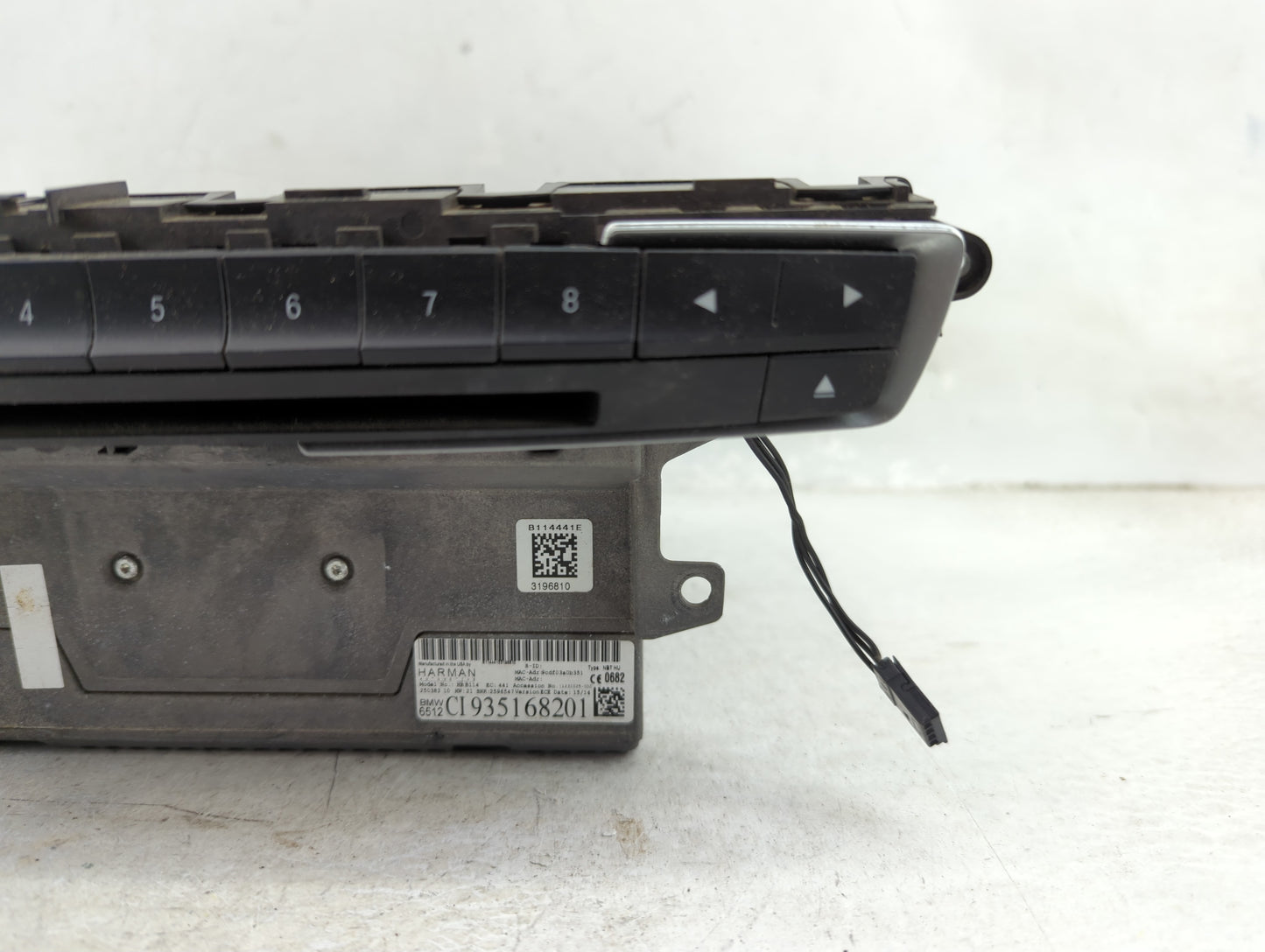 2014-2015 Bmw 428i Radio AM FM Cd Player Receiver Replacement P/N:935168201 Fits Fits 2014 2015 2016 2017 2019 OEM Used Auto