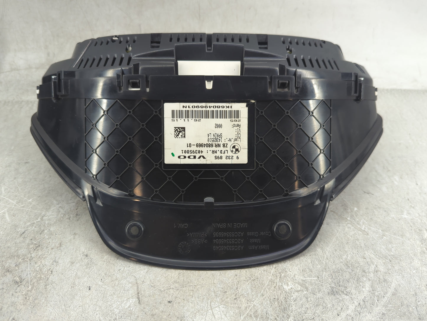 2014-2016 Bmw 428i Instrument Cluster Speedometer Gauges P/N:9 232 895 Miles: Fits Fits 2012 2013 2014 2015 2016 OEM Used Au