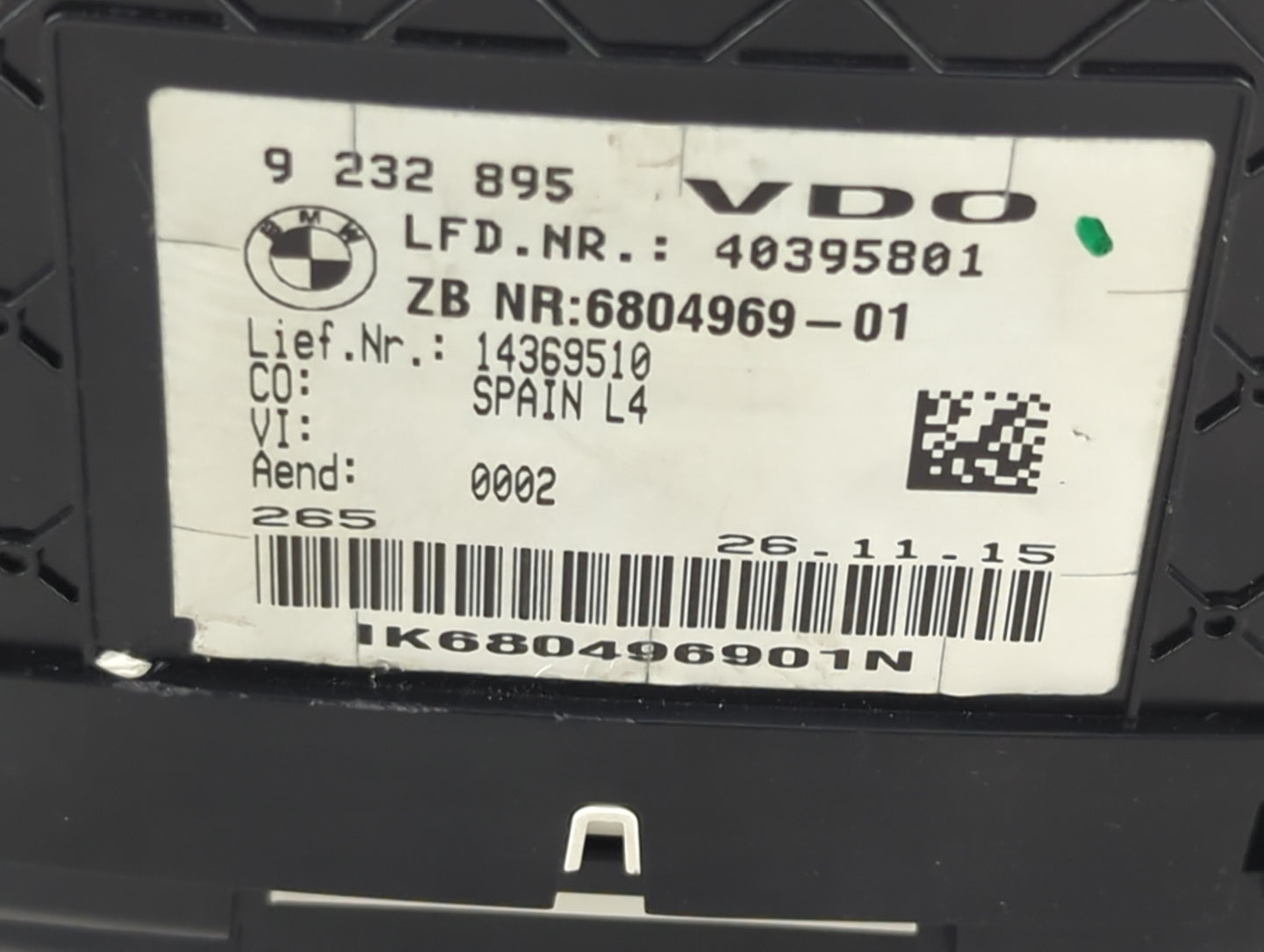 2014-2016 Bmw 428i Instrument Cluster Speedometer Gauges P/N:9 232 895 Miles: Fits Fits 2012 2013 2014 2015 2016 OEM Used Au