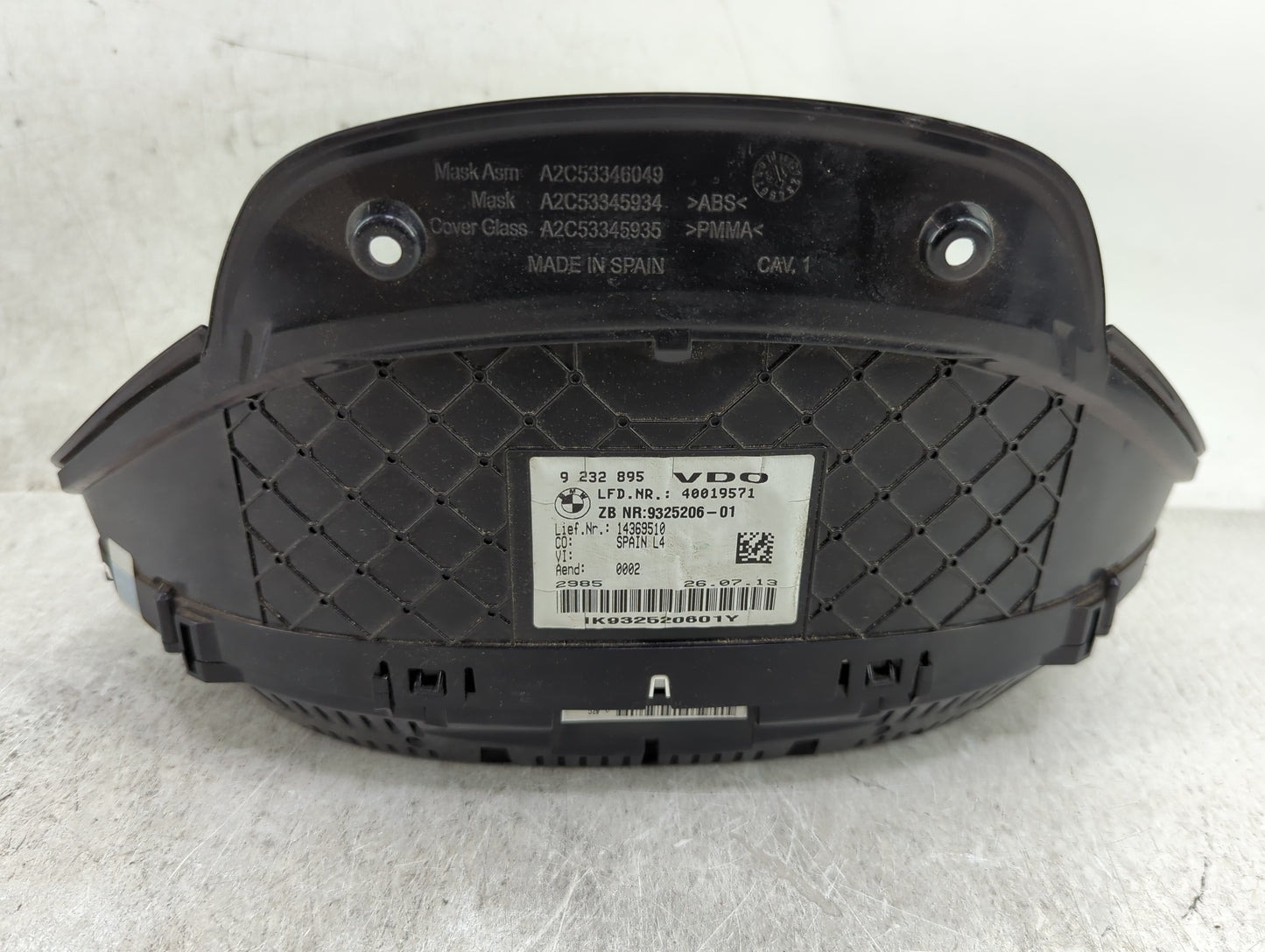 2014-2016 Bmw 428i Instrument Cluster Speedometer Gauges P/N:9232895 9325206-01 Miles:41K Fits OEM Used Auto Parts - Oemused