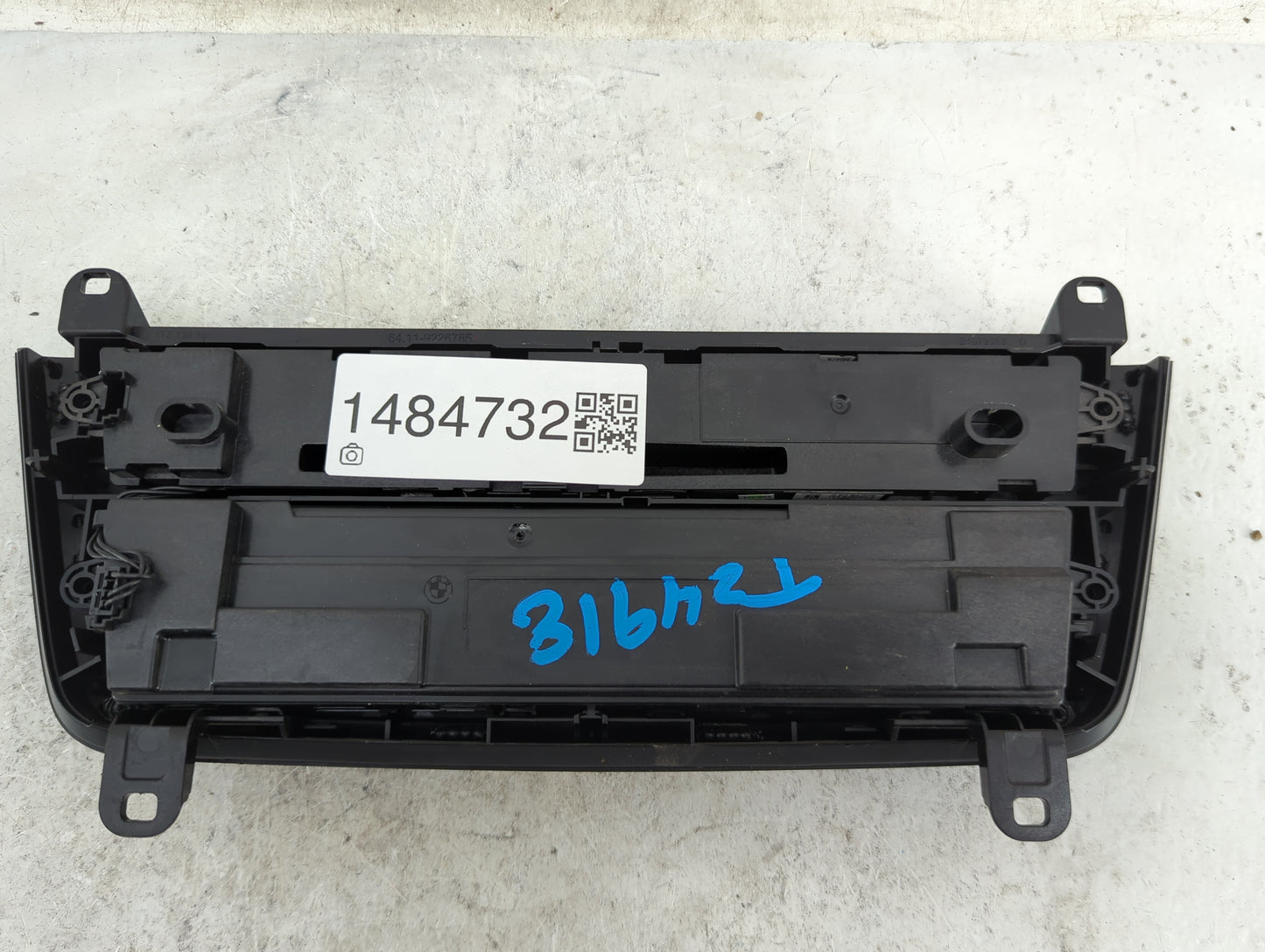 2014 Bmw 428i Climate Control Module Temperature AC/Heater Replacement P/N:9295741 Fits Fits 2012 2013 OEM Used Auto Parts -