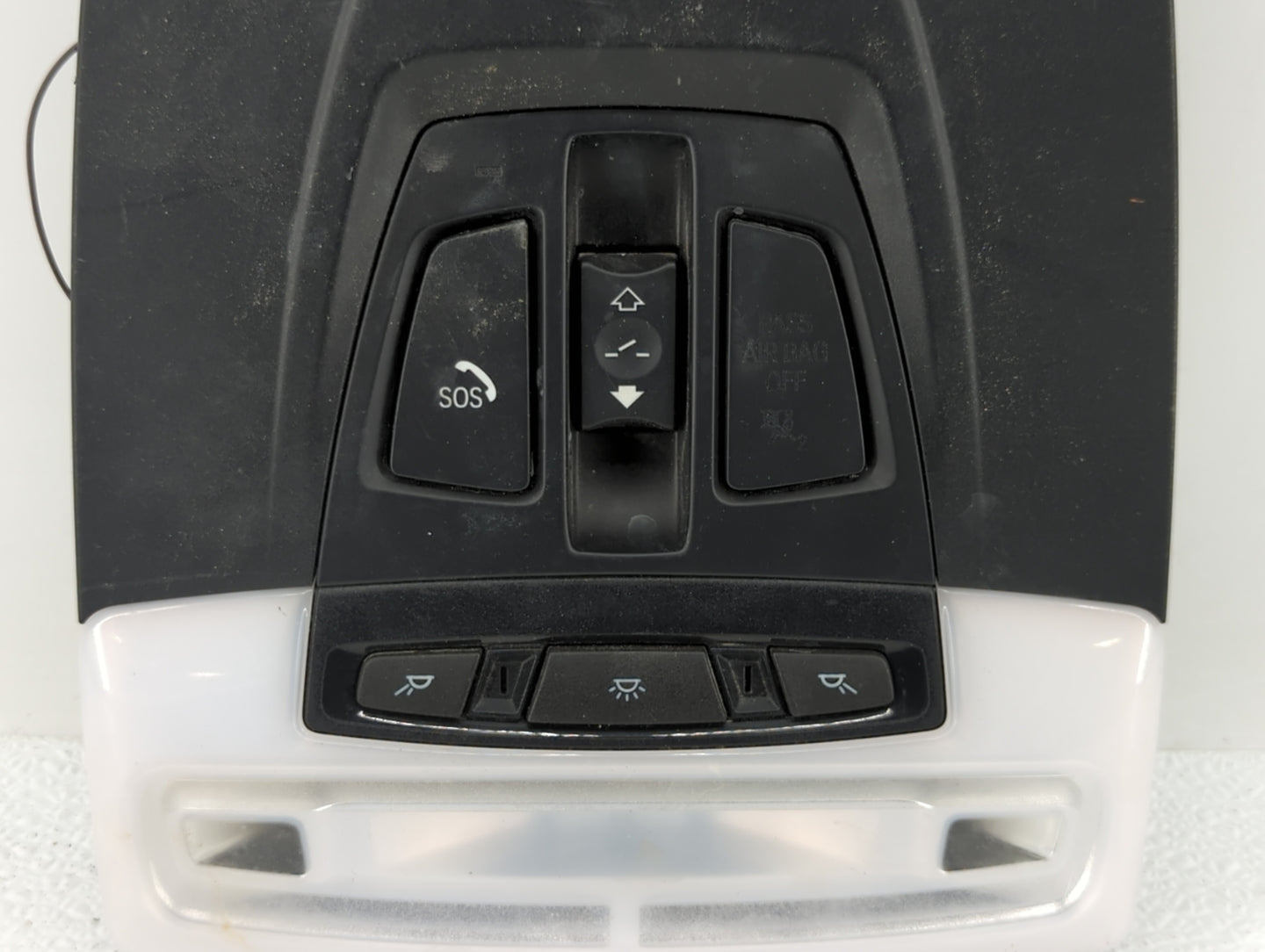 2014 Bmw 428i Overhead Console W/rear Climate Control Black - Oemusedautoparts1.com
