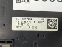2014 Bmw 428i Overhead Console W/rear Climate Control Black - Oemusedautoparts1.com
