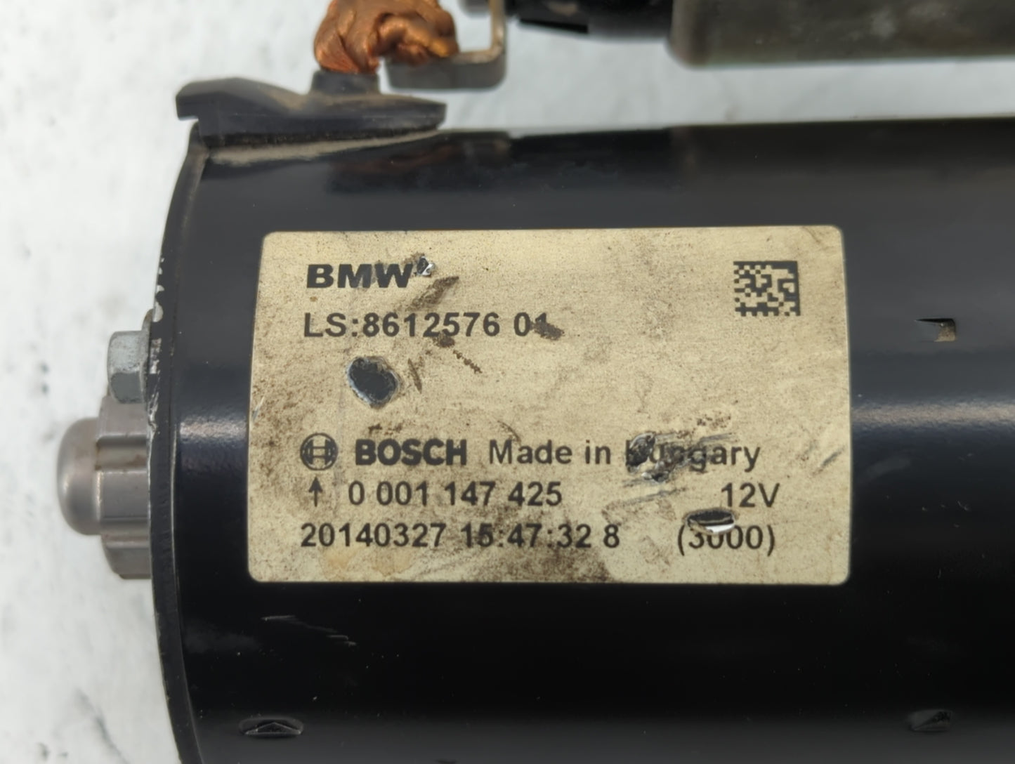 2014-2016 Bmw 428i Car Starter Motor Solenoid OEM P/N:0 001 147 425 Fits Fits 2012 2013 2014 2015 2016 2017 2018 OEM Used Au