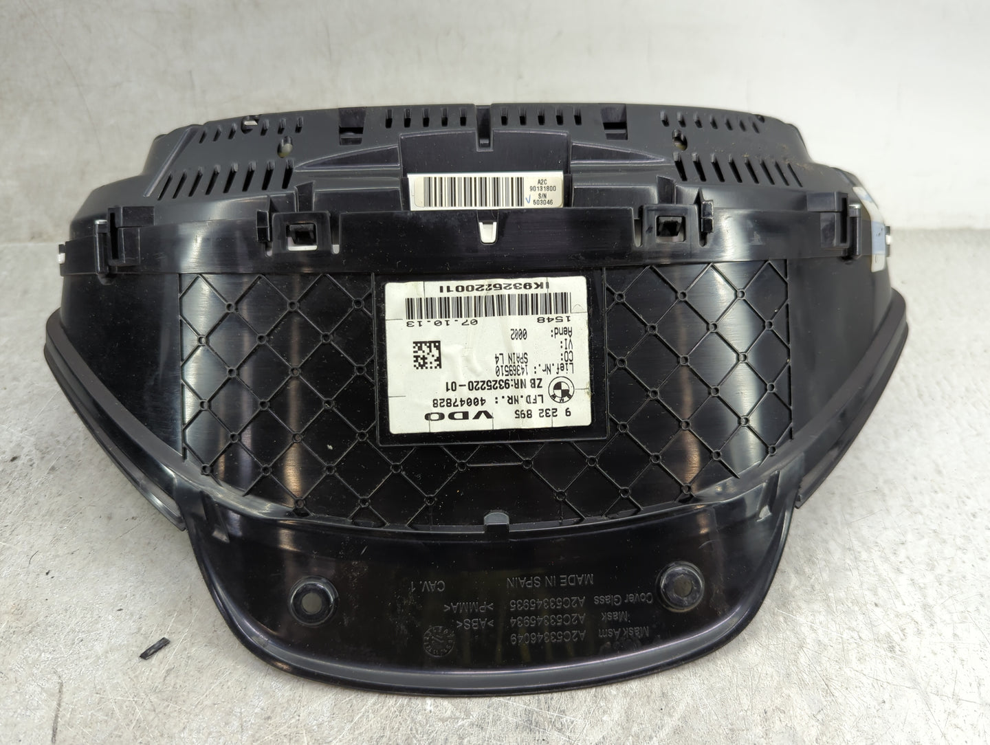 2014-2016 Bmw 435 Instrument Cluster Speedometer Gauges P/N:9232895 9325220-01 Miles:91K Fits OEM Used Auto Parts - Oemuseda