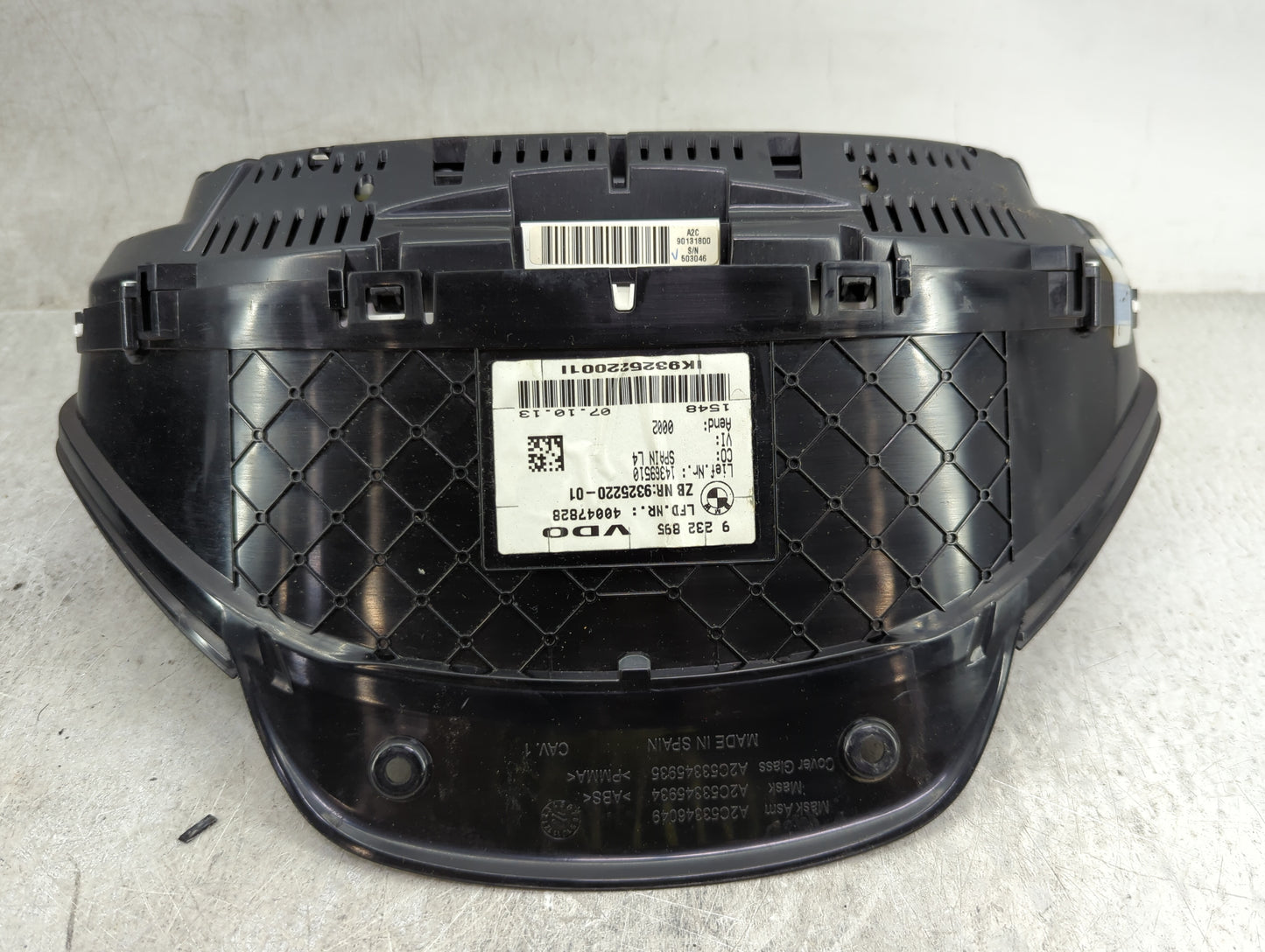 2014-2016 Bmw 435 Instrument Cluster Speedometer Gauges P/N:9232895 9325220-01 Miles:91K Fits OEM Used Auto Parts - Oemuseda