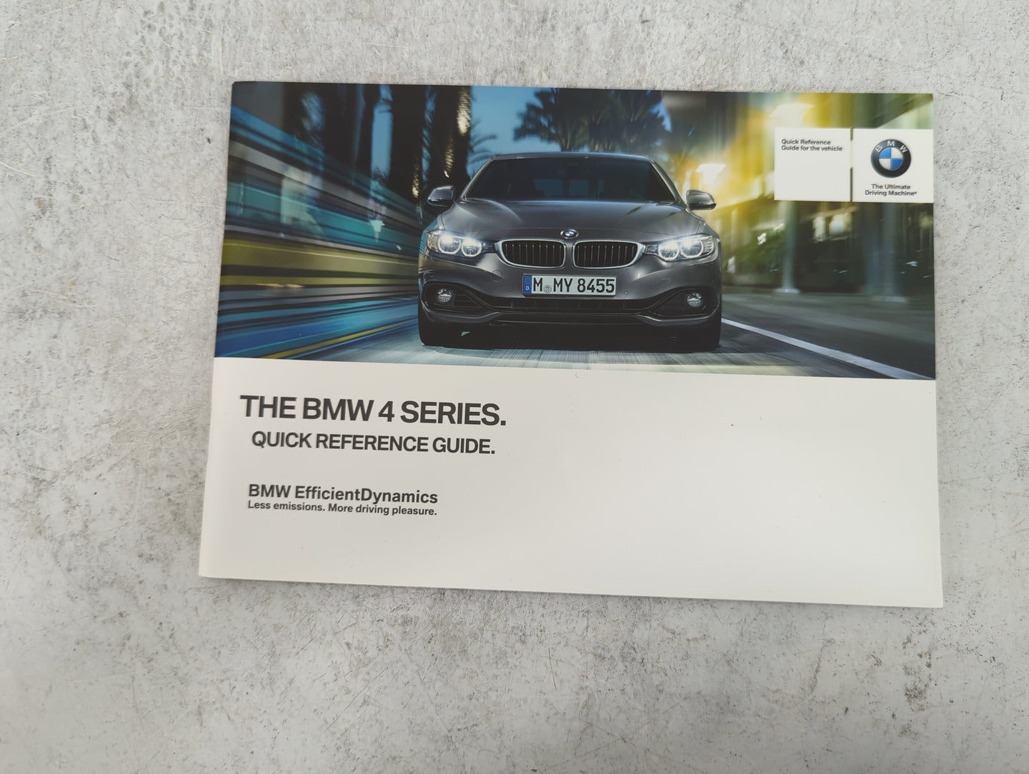 2014 Bmw 435 Owners Manual Book Guide P/N:01402926885 OEM Used Auto Parts - Oemusedautoparts1.com