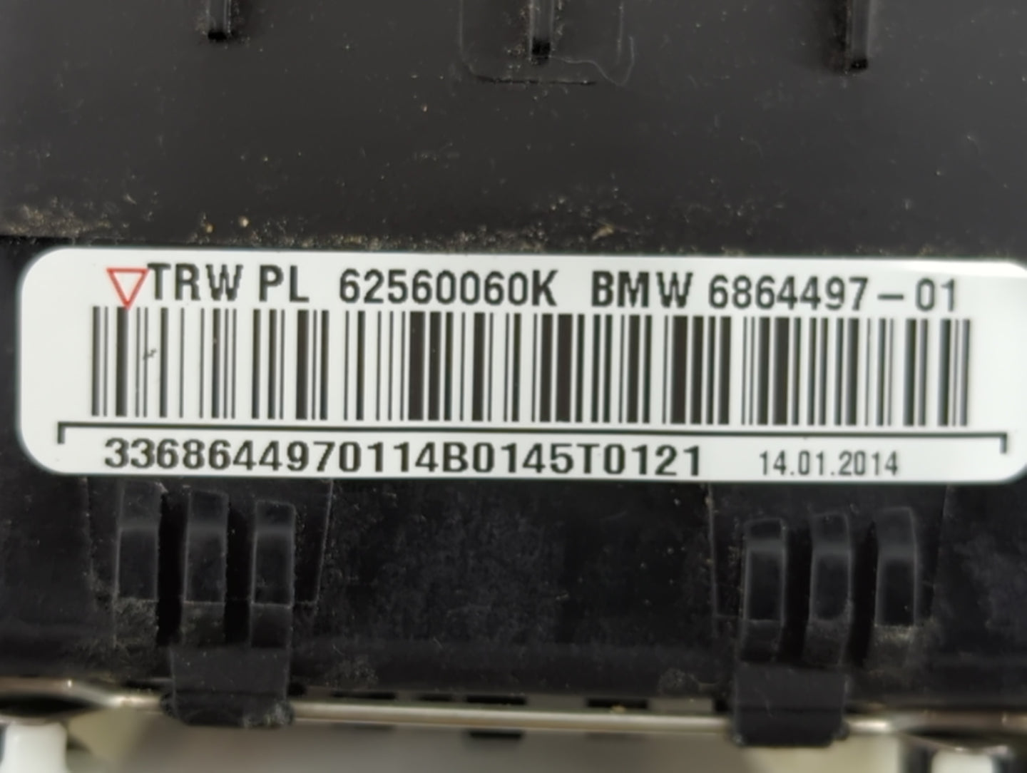 2014-2016 Bmw 435i Air Bag Driver Left Steering Wheel Mounted P/N:6864497-01 Fits OEM Used Auto Parts - Oemusedautoparts1.co