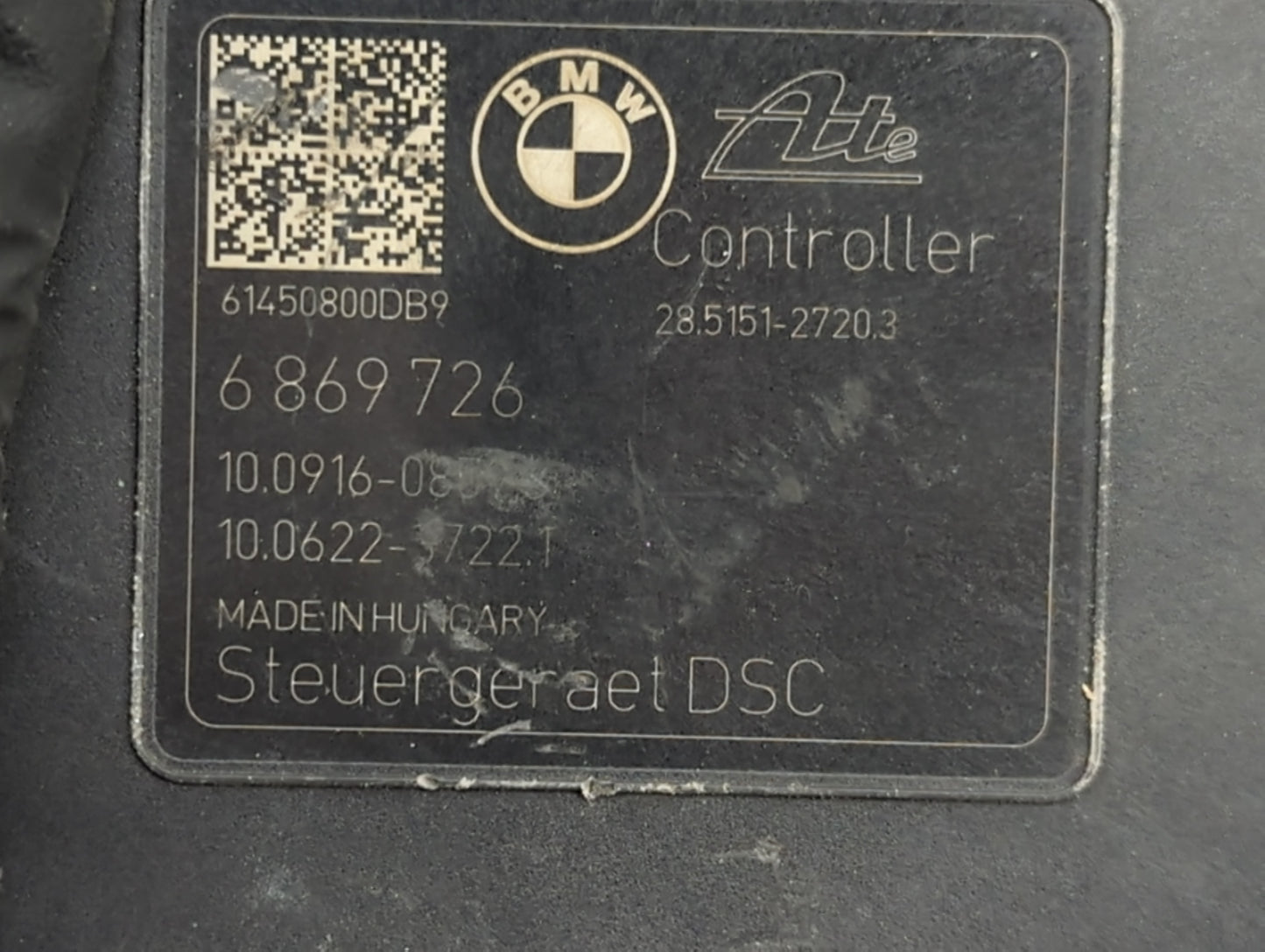 2014 Bmw 435i ABS Pump Control Module Replacement P/N:3451-6869725-01 10.0220-0409.4, 6869726, 28.5151-2720.3, 10.0916-0805 