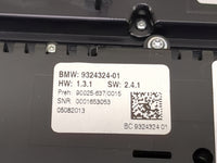 2011-2016 Bmw 528 Climate Control Module Temperature AC/Heater Replacement P/N:9324324-01 9C025-637/0015 Fits OEM Used Auto 