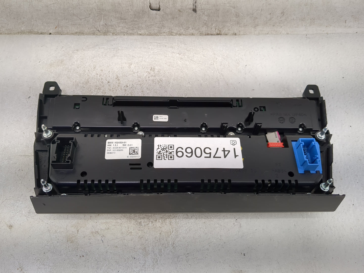 2011-2016 Bmw 528 Climate Control Module Temperature AC/Heater Replacement P/N:9324324-01 9C025-637/0015 Fits OEM Used Auto 