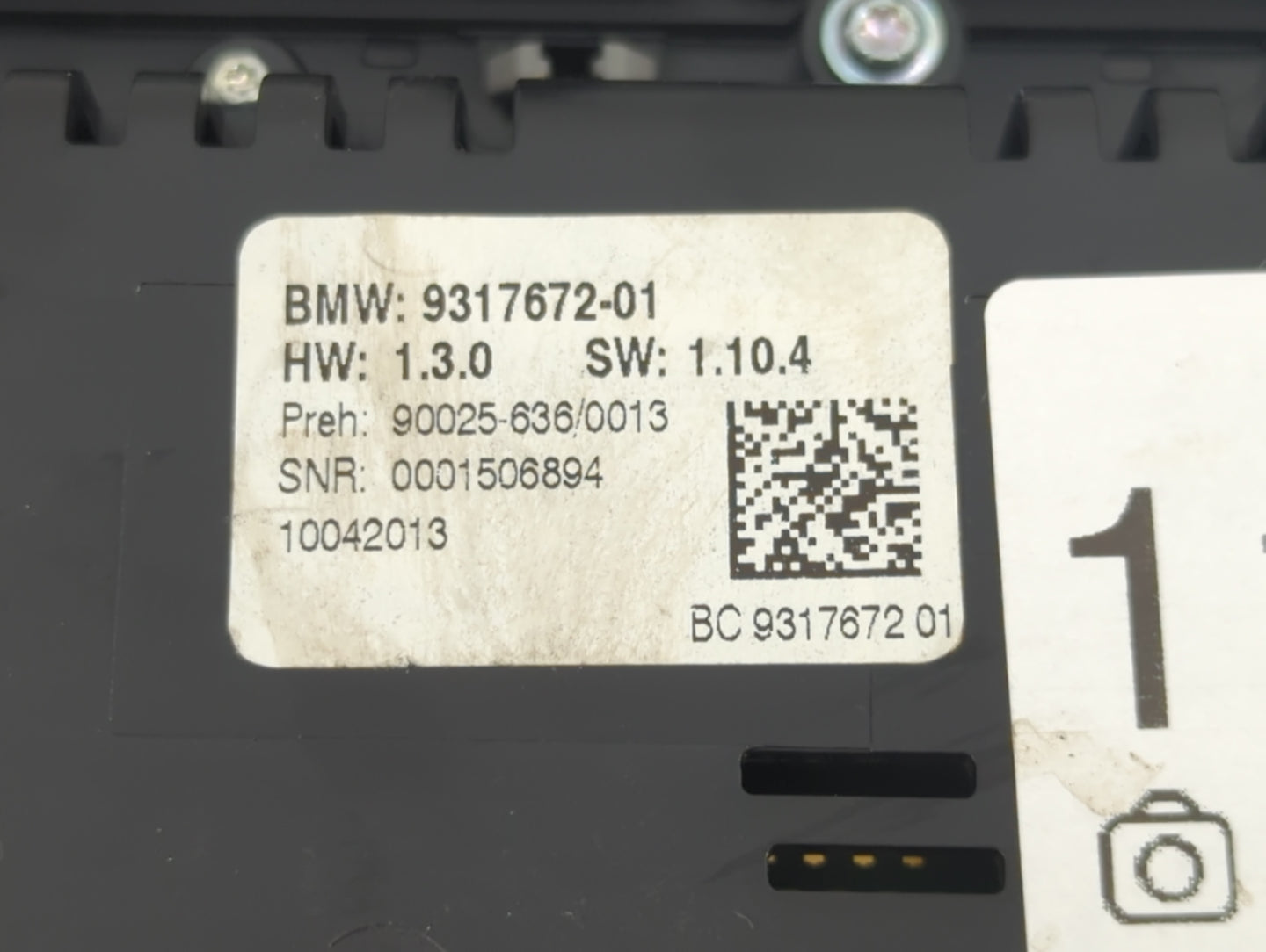 2011-2016 Bmw 528i Climate Control Module Temperature AC/Heater Replacement P/N:90025-636 Fits Fits 2011 2012 2013 2014 2015