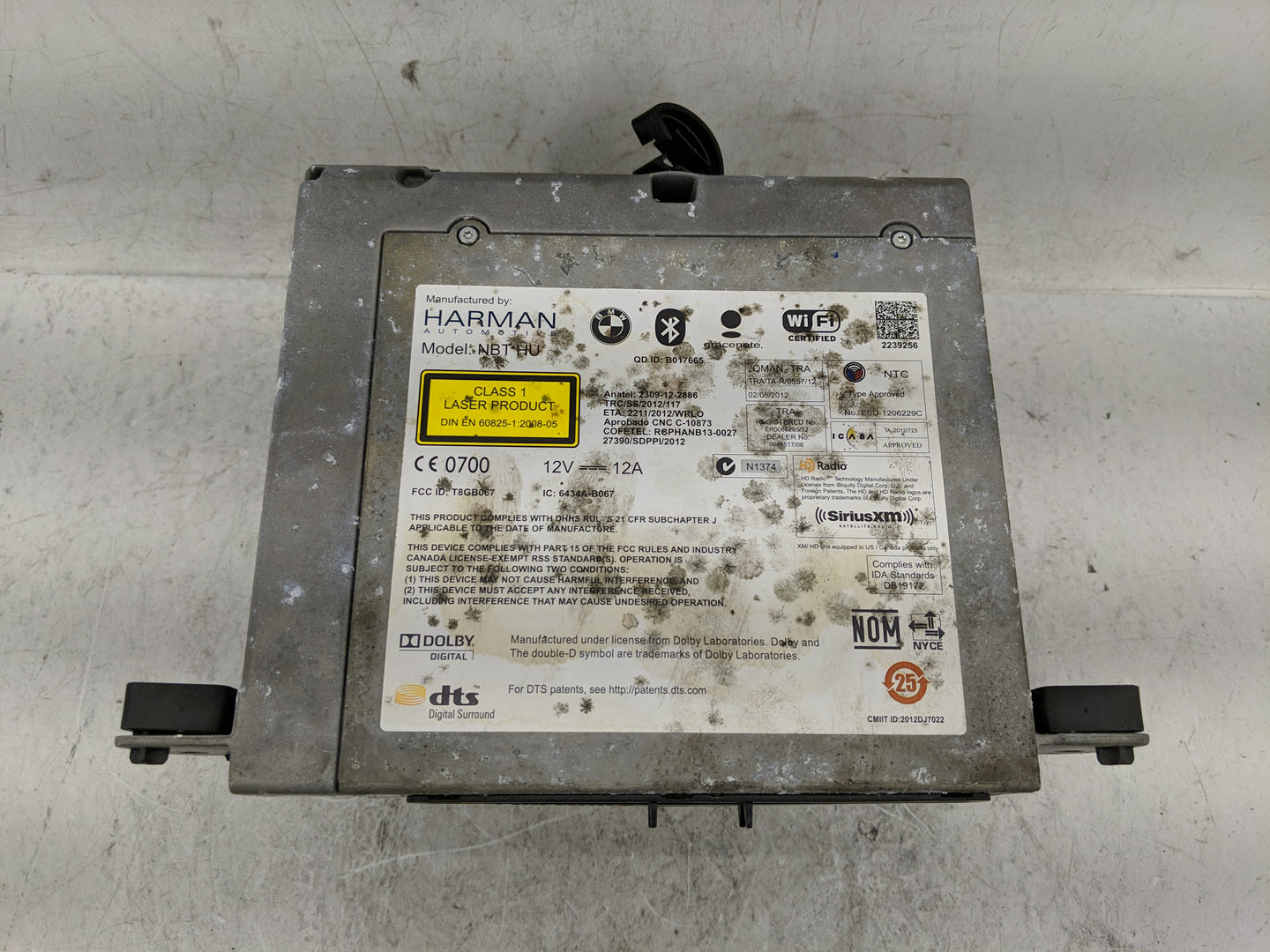 2014 Bmw 528i Radio AM FM Cd Player Receiver Replacement Fits OEM Used Auto Parts - Oemusedautoparts1.com