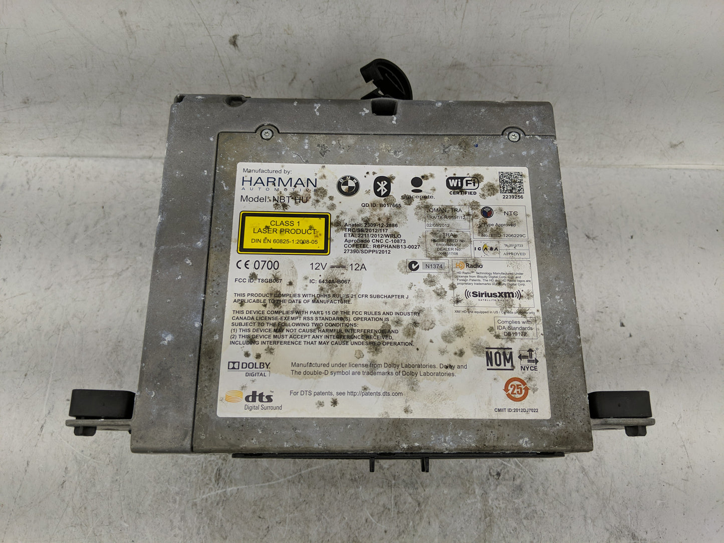 2014 Bmw 528i Radio AM FM Cd Player Receiver Replacement Fits OEM Used Auto Parts - Oemusedautoparts1.com
