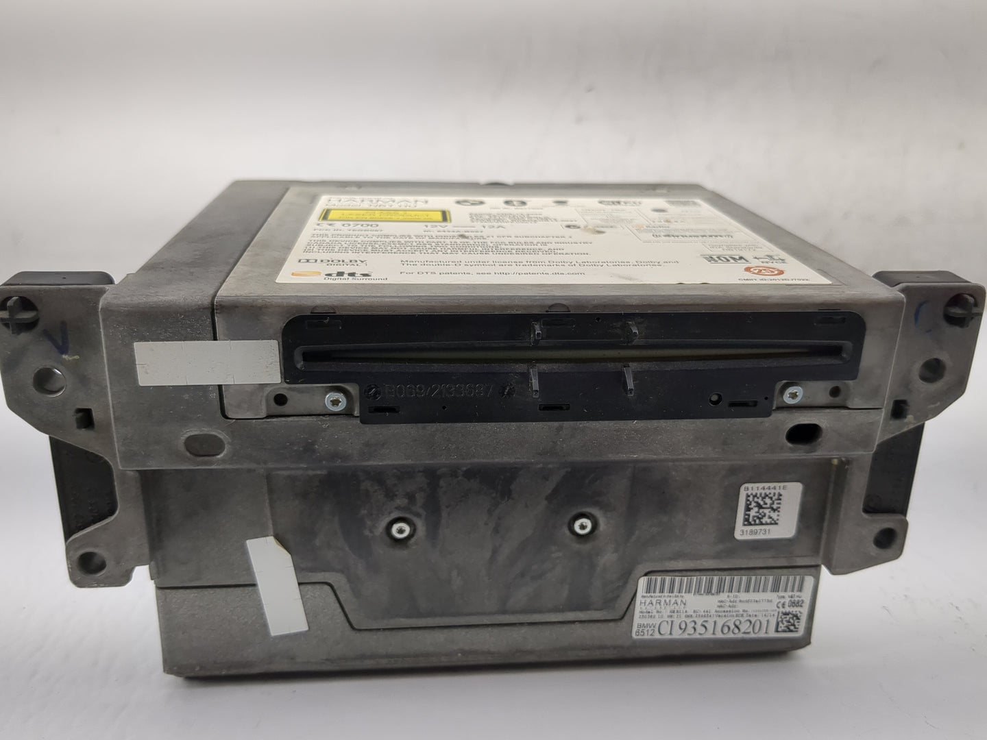 2013-2014 Bmw 528i Radio AM FM Cd Player Receiver Replacement P/N:6434A-B067 Fits Fits 2013 2014 2015 OEM Used Auto Parts - 