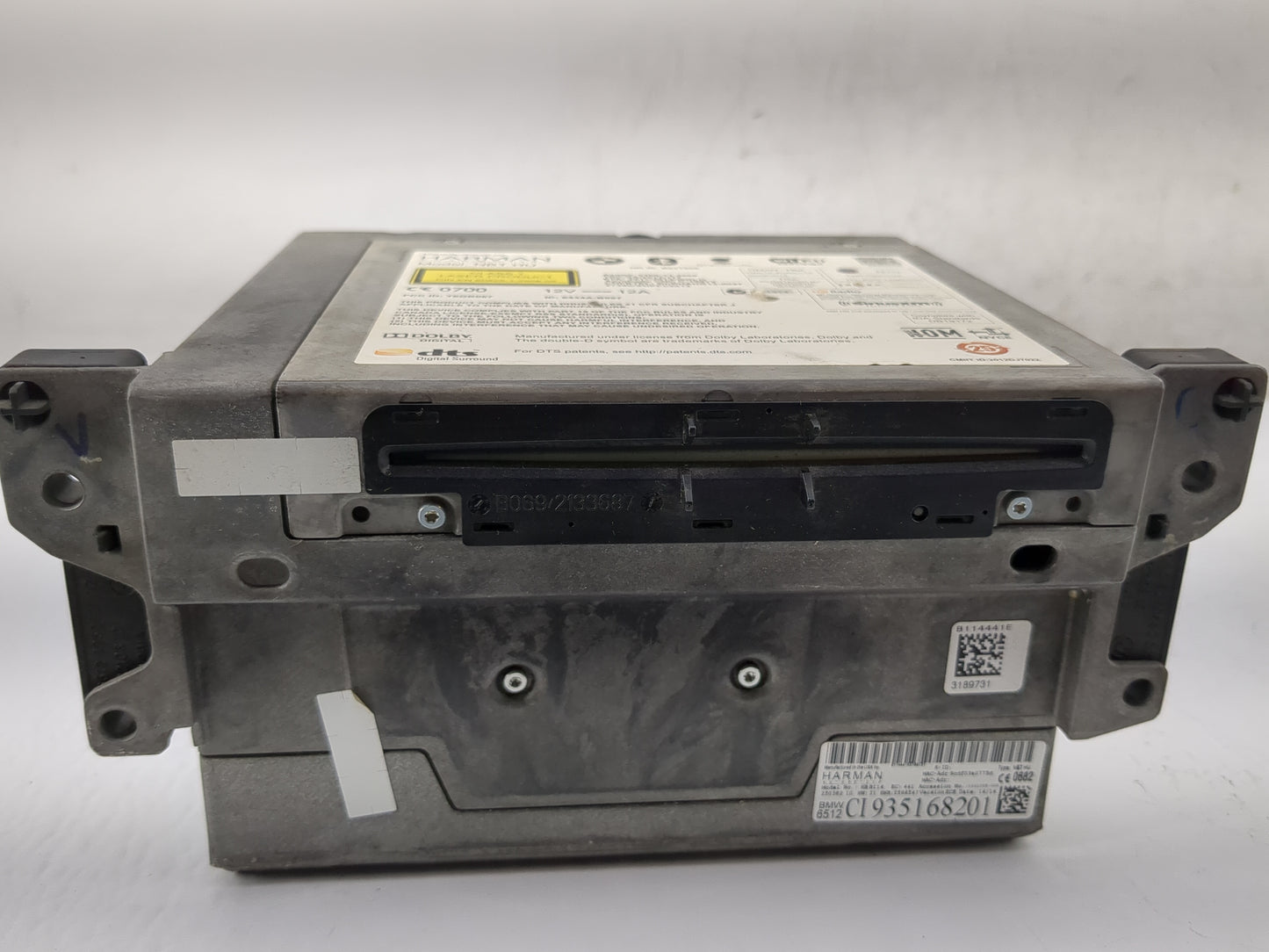 2013-2014 Bmw 528i Radio AM FM Cd Player Receiver Replacement P/N:6434A-B067 Fits Fits 2013 2014 2015 OEM Used Auto Parts - 