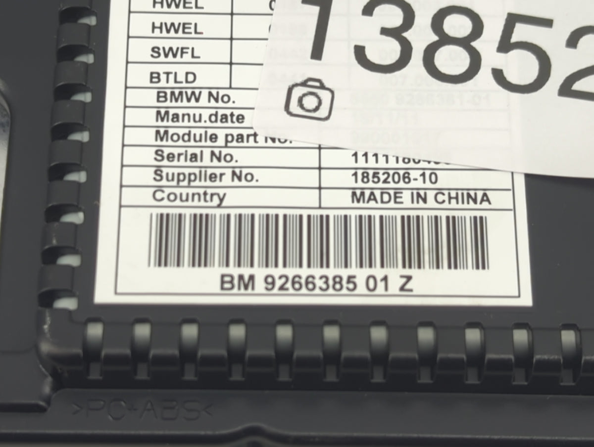 2011-2016 Bmw 528i Information Radio Display Screen - Oemusedautoparts1.com