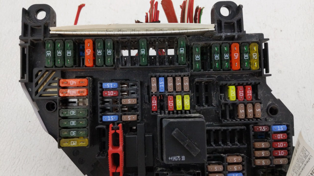 2013-2016 Bmw 528i Fusebox Fuse Box Panel Relay Module Fits Fits 2012 2013 2014 2015 2016 2017 2018 OEM Used Auto Parts - Oe