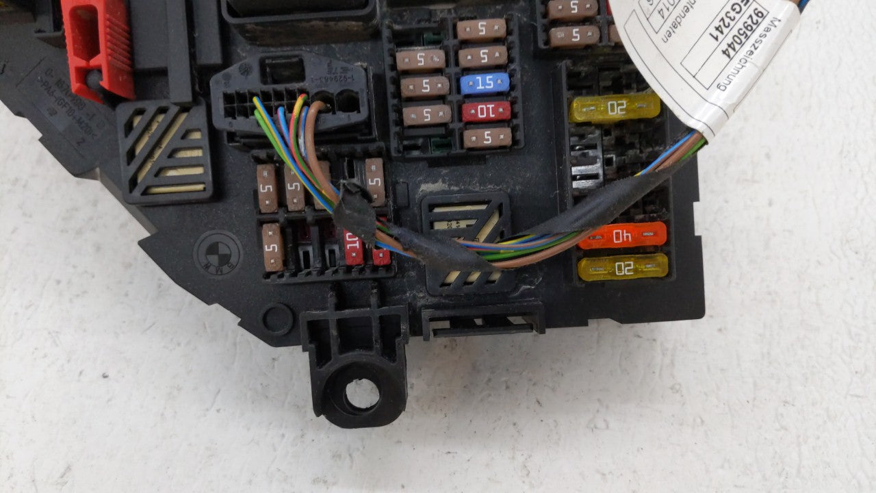 2013-2016 Bmw 528i Fusebox Fuse Box Panel Relay Module Fits Fits 2012 2013 2014 2015 2016 2017 2018 OEM Used Auto Parts - Oe