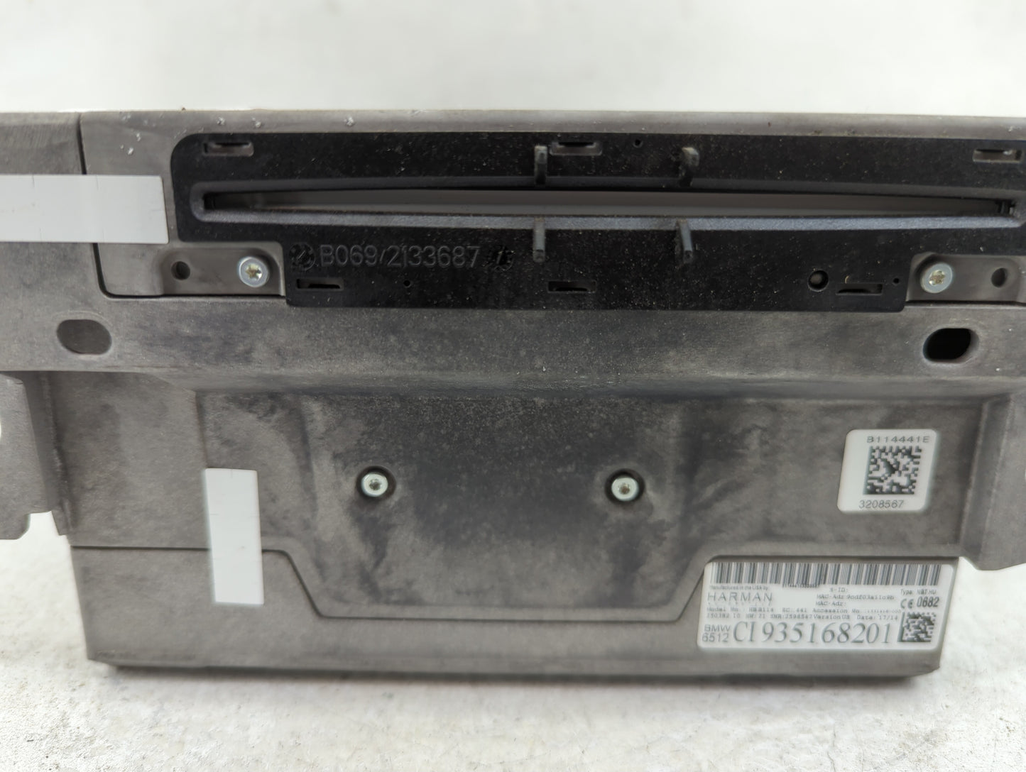2014-2016 Bmw 528i Radio AM FM Cd Player Receiver Replacement P/N:CI 935168201 Fits Fits 2014 2015 2016 2017 2019 OEM Used A