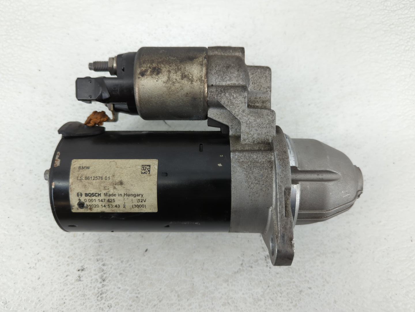 2014-2016 Bmw 528i Car Starter Motor Solenoid OEM P/N:8612576 01 Fits Fits 2012 2013 2014 2015 2016 2017 2018 OEM Used Auto 