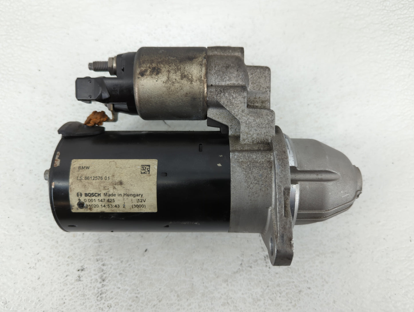 2014-2016 Bmw 528i Car Starter Motor Solenoid OEM P/N:8612576 01 Fits Fits 2012 2013 2014 2015 2016 2017 2018 OEM Used Auto 