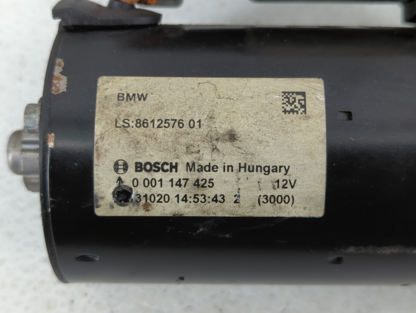 2014-2016 Bmw 528i Car Starter Motor Solenoid OEM P/N:8612576 01 Fits Fits 2012 2013 2014 2015 2016 2017 2018 OEM Used Auto 