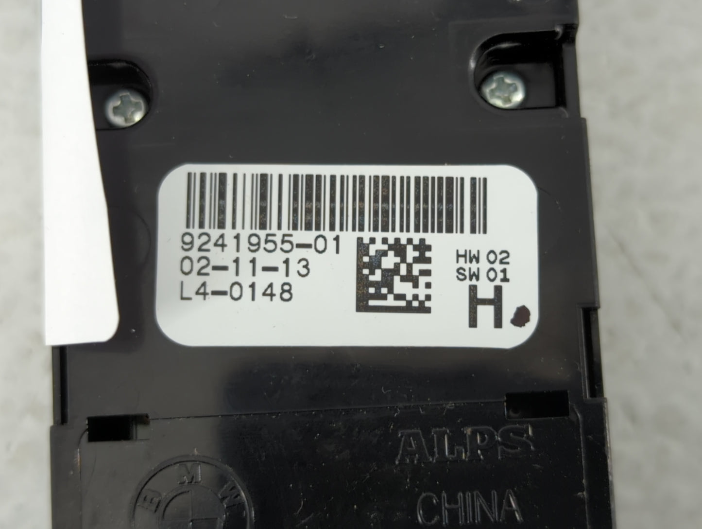 2008-2010 Bmw 528i Master Power Window Switch Replacement Driver Side Left P/N:9241955-01 9122111-01 Fits OEM Used Auto Part