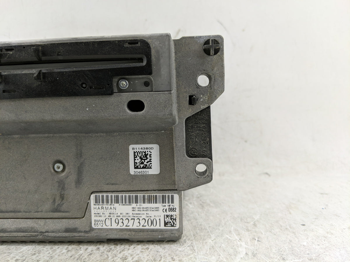 2014 Bmw 535i Radio AM FM Cd Player Receiver Replacement OEM Used Auto Parts - Oemusedautoparts1.com
