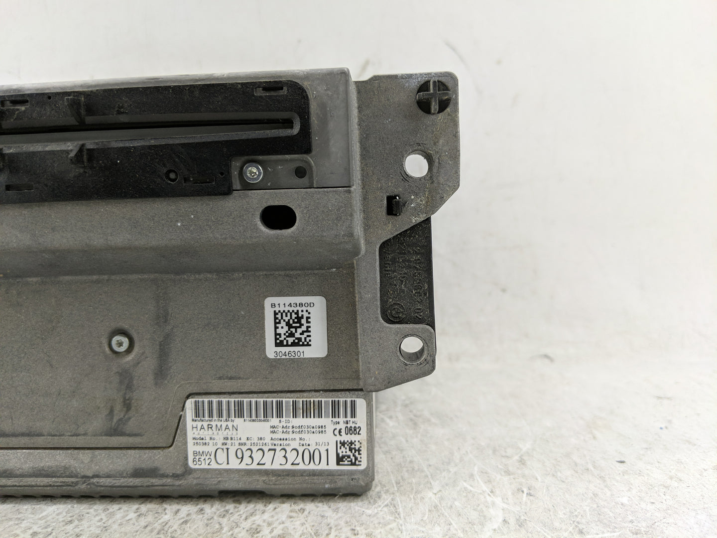 2014 Bmw 535i Radio AM FM Cd Player Receiver Replacement Fits OEM Used Auto Parts - Oemusedautoparts1.com
