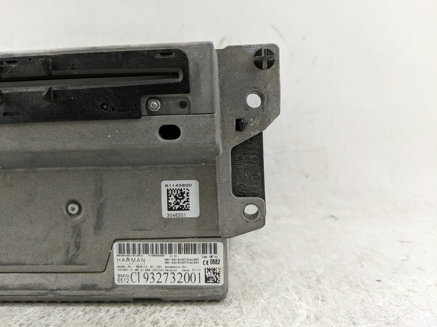 2014 Bmw 535i Radio AM FM Cd Player Receiver Replacement Fits OEM Used Auto Parts - Oemusedautoparts1.com