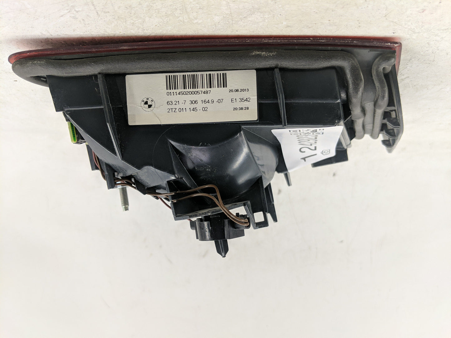2014 Bmw 535i Passenger Right Side Deck Lid Mounted Tail Light - Oemusedautoparts1.com