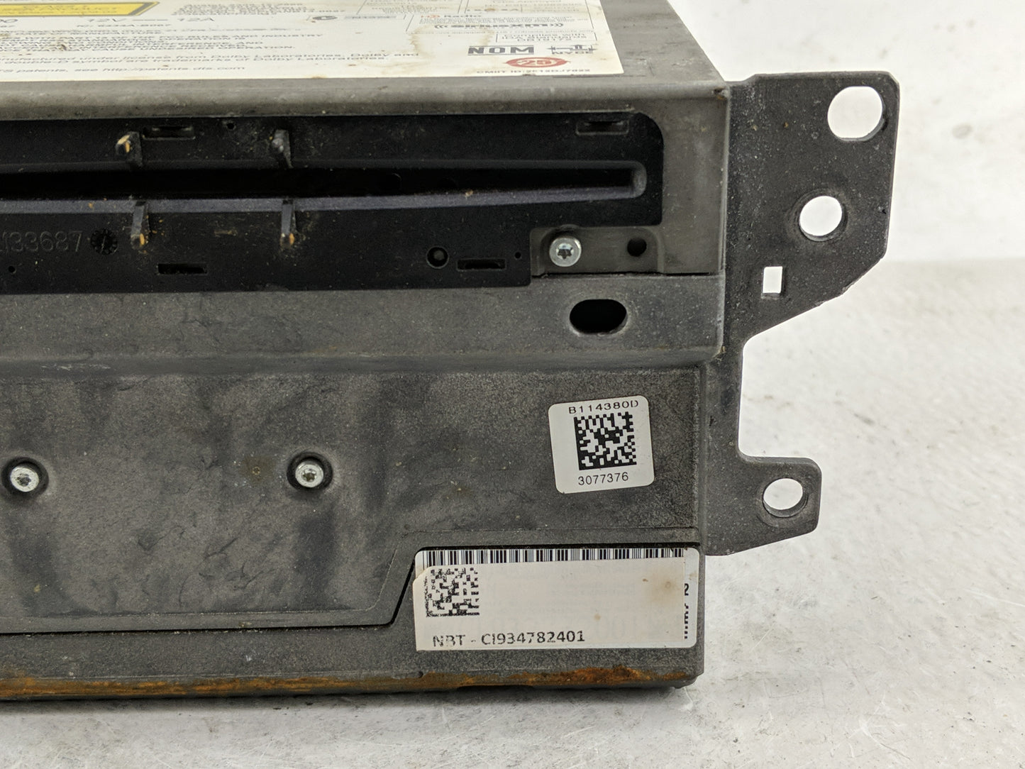 2013-2014 Bmw 535i Radio AM FM Cd Player Receiver Replacement P/N:CI934782401 Fits Fits 2013 2014 2015 OEM Used Auto Parts -