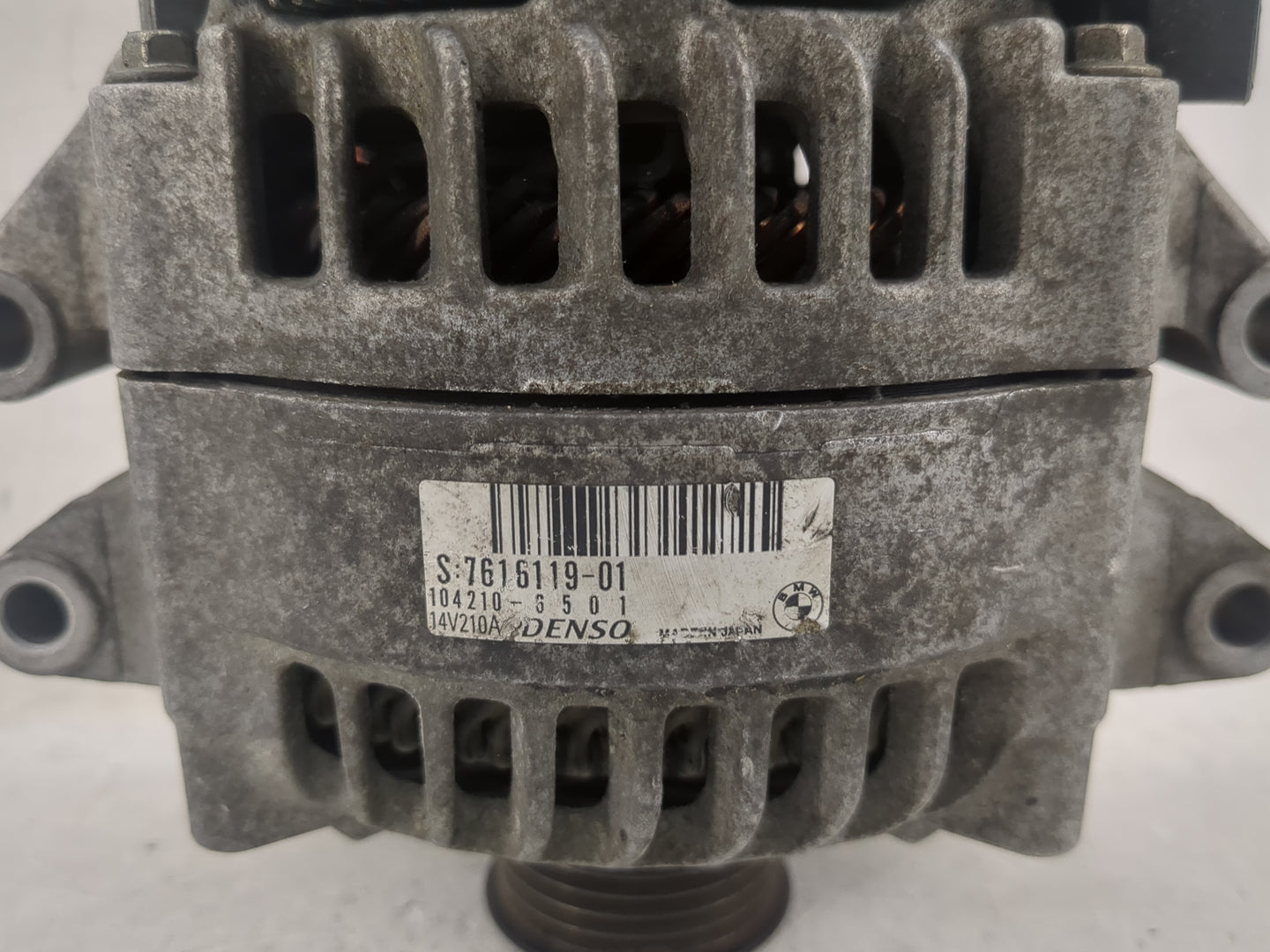 2012-2017 Bmw 535i Alternator Replacement Generator Charging Assembly Engine OEM P/N:104210-6501 7616119-01 Fits OEM Used Au