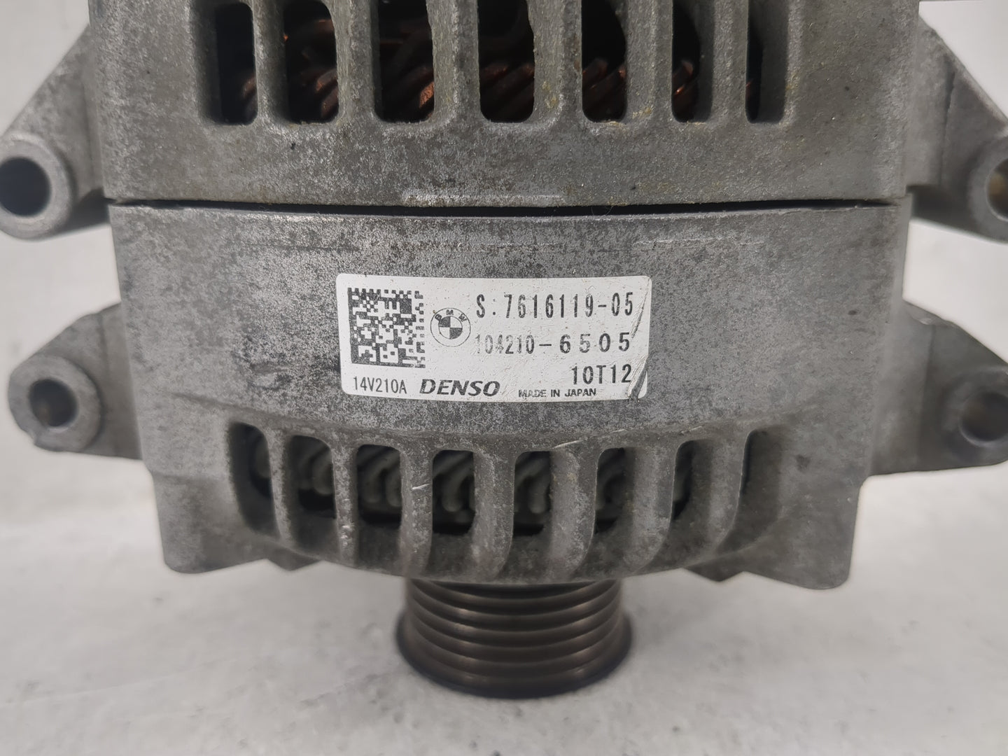 2012-2017 Bmw 535i Alternator Replacement Generator Charging Assembly Engine OEM P/N:104210-6505 7616119-05 Fits OEM Used Au