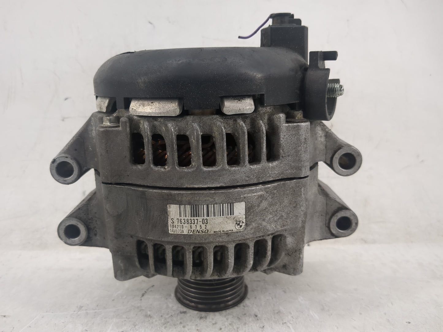 2012-2017 Bmw 535i Alternator Replacement Generator Charging Assembly Engine OEM P/N:7638337-03 104210-6505 Fits OEM Used Au