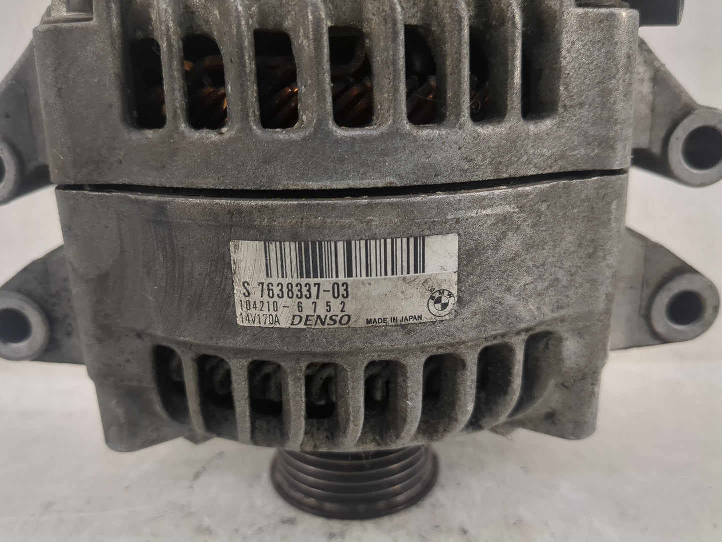 2012-2017 Bmw 535i Alternator Replacement Generator Charging Assembly Engine OEM P/N:7638337-03 104210-6505 Fits OEM Used Au