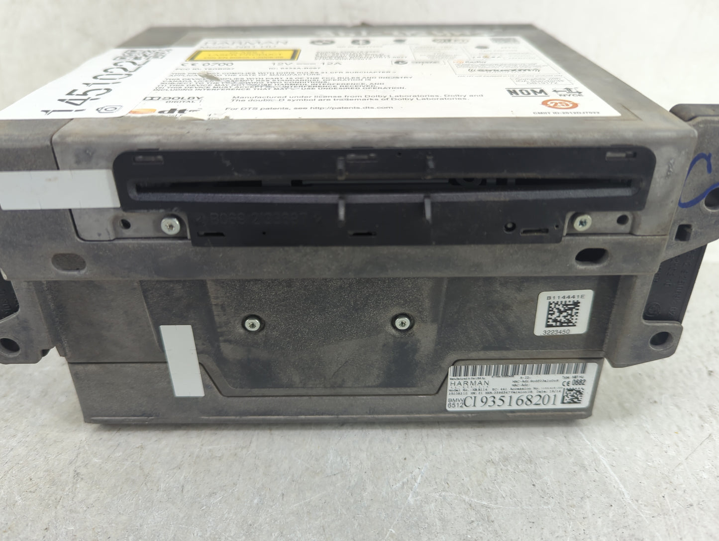 2014-2017 Bmw 535i Radio AM FM Cd Player Receiver Replacement P/N:NBT HU T8GB067, 6434A-B067 Fits Fits 2014 2015 2016 2017 2