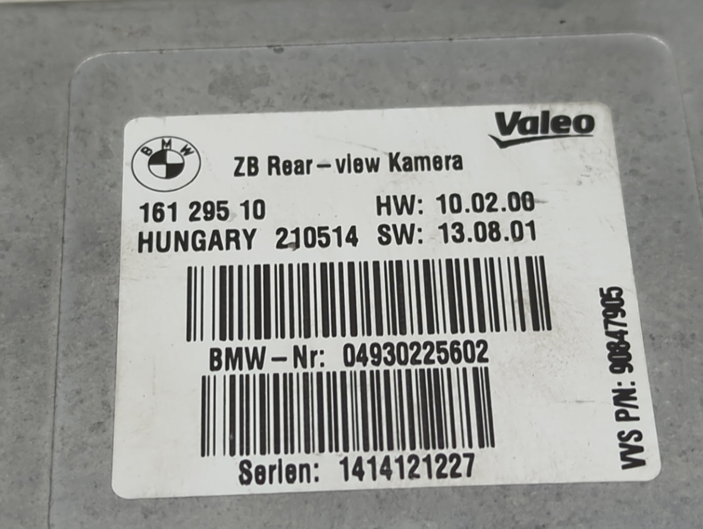 2014 Bmw 535i Back Up Sensor Backup Camera - Oemusedautoparts1.com
