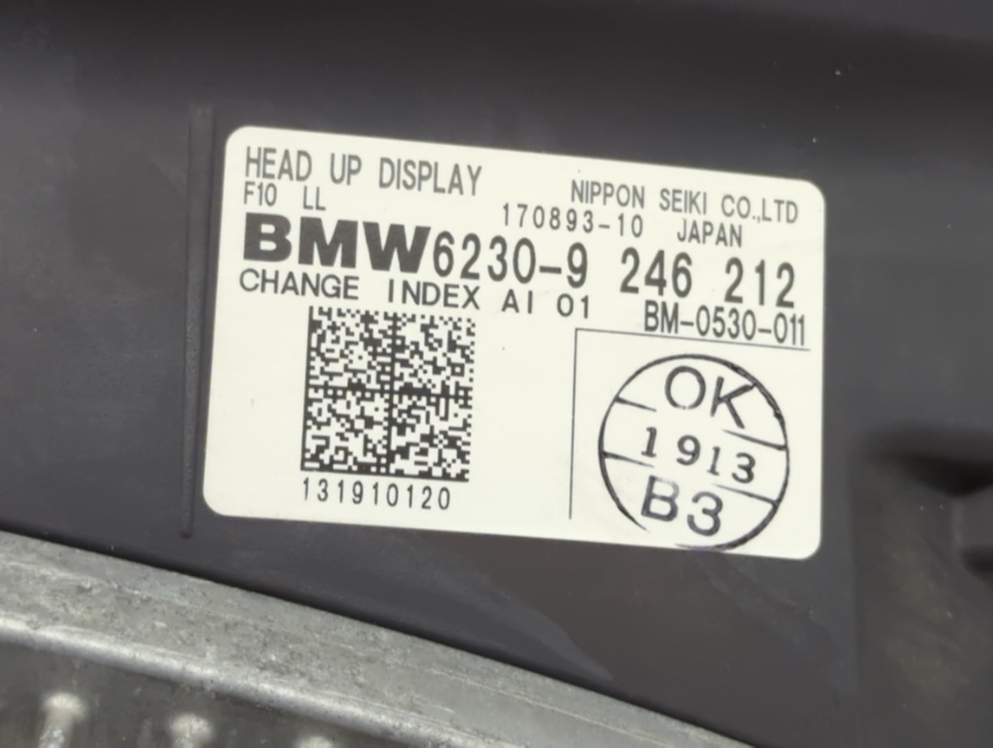 2011-2016 Bmw 535i Information Display Screen - Oemusedautoparts1.com