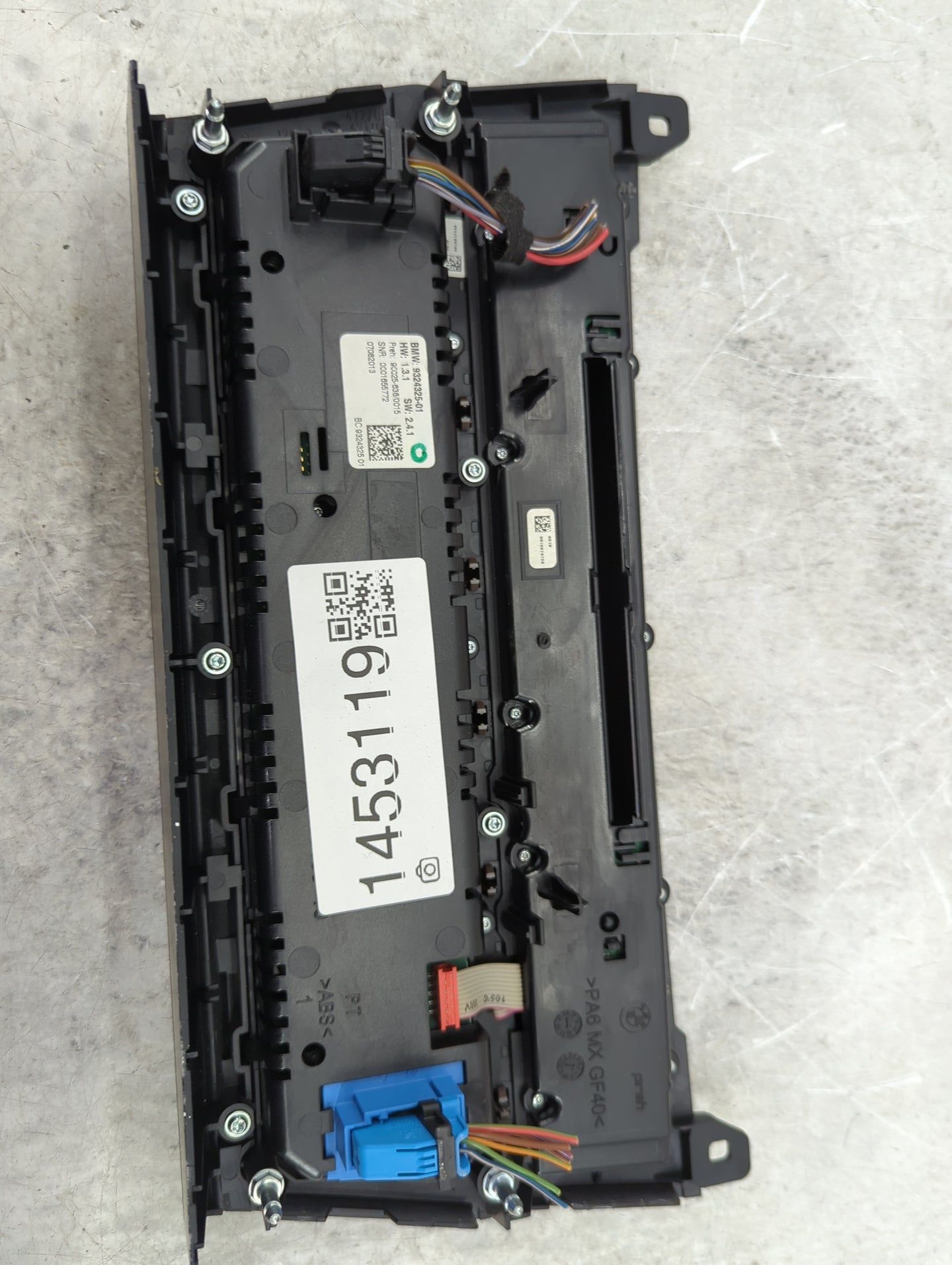 2011-2016 Bmw 535i Climate Control Module Temperature AC/Heater Replacement P/N:9324325-01 9024325-01 Fits OEM Used Auto Par